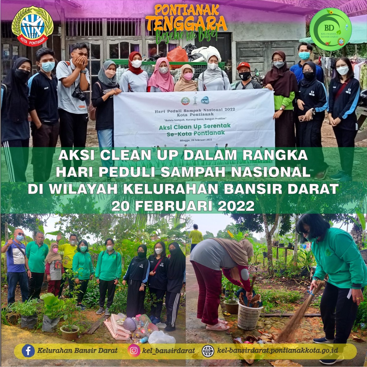 Aksi Clean UP Dalam Rangka Hari Peduli Sampah Nasional